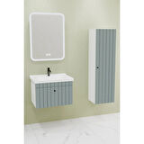 
Alice 65 Cm Banyo Dolabı Cmr Led Aynalı - Boy Dolap Dahil