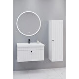
Alice 80 Cm Banyo Dolabı Orz Led Aynalı - Boy Dolap Dahil