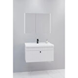
Alice 80 Cm Banyo Dolabı Bgn Aynalı - Boy Dolap Hariç
