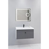 
Alice 80 Cm Banyo Dolabı Kiev Led Aynalı - Boy Dolap Hariç