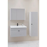 
Alice 80 Cm Banyo Dolabı Bgn Aynalı - Boy Dolap Dahil