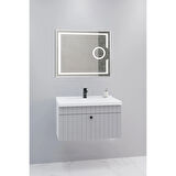
Alice 80 Cm Banyo Dolabı Kiev Led Aynalı - Boy Dolap Hariç