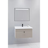 
Alice 80 Cm Banyo Dolabı Lvn Led Aynalı - Boy Dolap Hariç