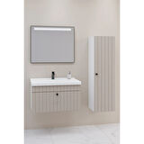 
Alice 80 Cm Banyo Dolabı Lvn Led Aynalı - Boy Dolap Dahil