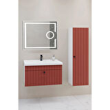 
Alice 80 Cm Banyo Dolabı Kiev Led Aynalı - Boy Dolap Dahil