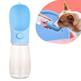 CELİK AVM® 450 ml Taşınabilir Butonlu Evcil Hayvan Suluğu