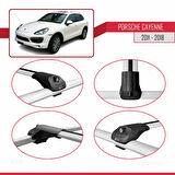 Porsche Cayenne 2 (92A) 2011-2018 Arası ile Uyumlu ACE-1 Ara Atkı Tavan Barı Gri 2 Adet