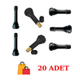 Sibop Oto Lastik Kauçuk Sibop Seti 20 Adet Takım +1 Yedek