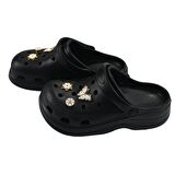 SİA ÇANTA TAŞLI SÜSLÜ KELEBEKLİ HAFİF RAHAT SANDALET CROCS TERLİK