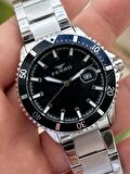 Ferro Çelik Kordon İç Fonksiyonları Aktif Chronograph 30 Mt Su Geçirmez Erkek Kol Saat EFT11238-A2
