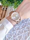 Ferro Rose/Gold Renk Kararmaz Renk Atmaz 3 Atm  Özel Tasarım Kadın Kol Saati EFL51336C