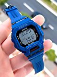 Joefox G-SHOCK Kasa Lacivert/Siyah Digital 5Atm Suya Dayanıklı 2 Yıl Garantili Spor Kol Saati J-GS04