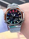 Joefox G-SHOCK Kasa Dijital/Analog 5 Atm Suya Dayanıklı 2 Yıl Garantili Spor Kol Saati J-GS32