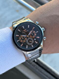 Ferro Çelik Kordon İç Fonksiyonları Aktif Chronograph 30 Mt Su Geçirmez Erkek Kol Saati EFM.1367.J2