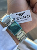 Ferro Çelik Kordon İç Fonksiyonları Aktif Chronograph 30 Mt Su Geçirmez Erkek Kol Saati EFM.1367.J2
