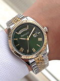 Ferrucci Rolex Model Çelik Kordon Takvimli Kadran 30 Mt Suya Dayanıklı Erkek Kol Saati FEC.13029M04