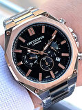Lee Cooper Çelik Kordon İç Fonksiyonları Aktif 5 Atm Suya Dayanıklı Erkek Kol Saati ELC07319.350