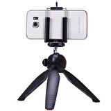 Fuchsia DC-338 Tripod Ayarlanabilir 360° Çok Yönlü Kullanım Hafif Taşınabilir Kaymaz Pedli Tripod