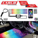 Ayak Altı Pixel led Telefon Ayarlı 48 Led 4 Parça 