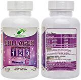Yurdavit Hidrolize Collagen Kolajen Type 1-2-3 100 Tb Zinc Gluconate Çinko Glukonat 120 Tablet