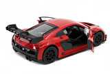 Motor Max Koleksiyon 1 / 24 Ölçek Audi R8 Lms Gt3 Kırmızı Model Metal Araba