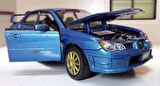 Motor Max Koleksiyon 1 / 24 Ölçek Subaru İmpreza WRX  Model Metal Araba
