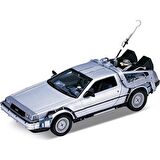 Geleceğe Dönüş Seri 1 Metal Model Araba Efsane Delorean 1:24 Ölçek