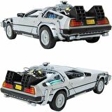 Geleceğe Dönüş Seri 1 Metal Model Araba Efsane Delorean 1:24 Ölçek