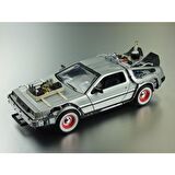 Geleceğe Dönüş Seri 3 Metal Model Araba Efsane Delorean 1:24Ölçek