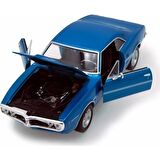 Pontiac Firebird Mavi Model Metal Araba 1:24 1967