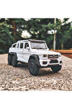 G63 Amg 6x6 Koleksiyon Metal Araba 12cm Lüks Araba Beyaz