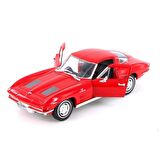 1963 Chevrolet Corvette 1:24 Model Metal Lisanslı Ürün Nex Welly