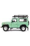 Land Rover Defender Jeep 1990 Model Araba - 1/24 Ölçek Yeşil