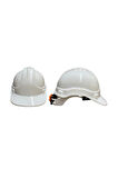 Karam KB660 Vidalı Baret Beyaz İş Güvenliği Başlığı Ayarlanabilir Darbe Dayanımlı Koruyucu