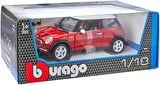 1:18 Mini Cooper 2001 Kırmızı Model Araba