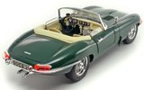 1:18 Jaguar E Type Cabriolet 1961 Yeşil Model Araba
