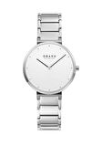 Obaku Denmark V258LXCISC Çelik Safir Kristal Gri 34 mm Kadın Kol Saati 