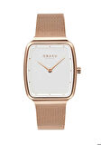 Obaku Denmark V267LXVIMV Quartz Hasır Rose Beyaz Kadran 27 mm Kadın Kol Saati