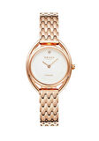 Obaku Denmark V286LXVISV Quartz Çelik Rose Kristal Mineral Beyaz Kadran 29 mm Kadın Kol Saati