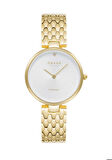Obaku Denmark V256LXGISG Quartz Çelik Altın Rengi Beyaz Kadran 32 mm Kadın Kol Saati