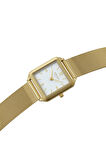 Obaku Denmark V309LXGWMG Quartz Hasır Altın Rengi Safir Cam 26 mm Kadın Kol Saati