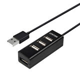 UNITEK TYPE-A TO 4 PORT USB2.0 HUB 80CM KABLO (Y-2140)