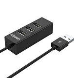 UNITEK TYPE-A TO 4 PORT USB2.0 HUB 80CM KABLO (Y-2140)