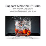 UNITEK HDMI TO VGA DÖNÜŞTÜRÜCÜ SES DESTEKLİ 1080P&60Hz (Y-6333)