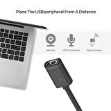 UNITEK USB-A(M) TO USB-A(F) UZATMA KABLO 1.5MT (Y-C449GBK)