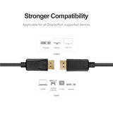 UNITEK DISPLAYPORT 1.2 KABLO 3MT 4K&60Hz (Y-C609BK)