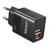 Unitek 20W Hızlı Şarj Adaptörü 1*USB-C 1*USB-A (P1124ABK-EU)