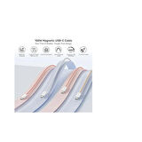 Unıtek Type-c Manyetik Hızlı Şarj Kablosu Bej C14141acl01-1m