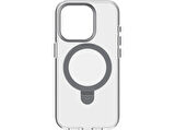 MOMAX MAAP23MD iPhone 15 Pro Flip Magsafe Kılıf Şeffaf Siyah