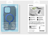 MOMAX MRAP23MB iPhone 15 Pro Roller Magsafe Kılıf Mavi